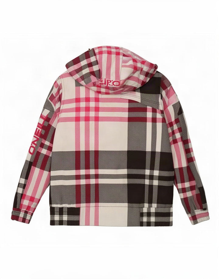 Jaqueta de esqui feminina O'Neill UK 18 XL poliéster xadrez multicolorido
