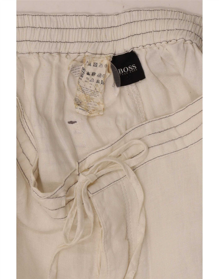 Bermuda masculina Hugo Boss grande W34 branca