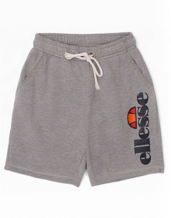 Shorts esportivos gráficos Ellesse Boys 10-11 anos cinza manchado
