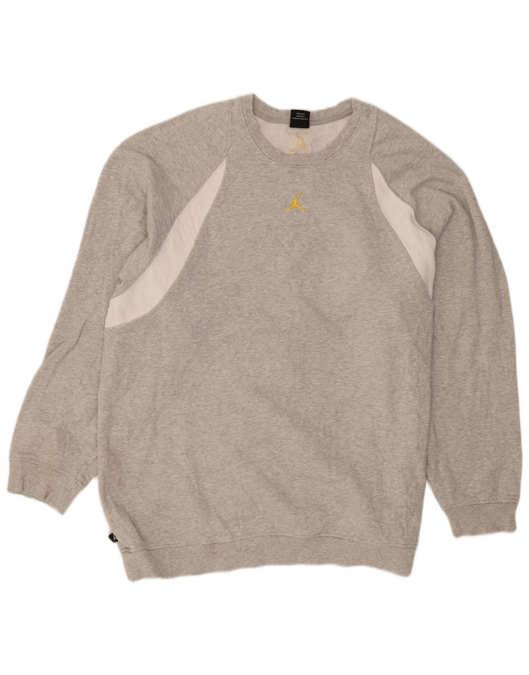 Jordan moletom masculino jumper 2XL cinza colorblock algodão