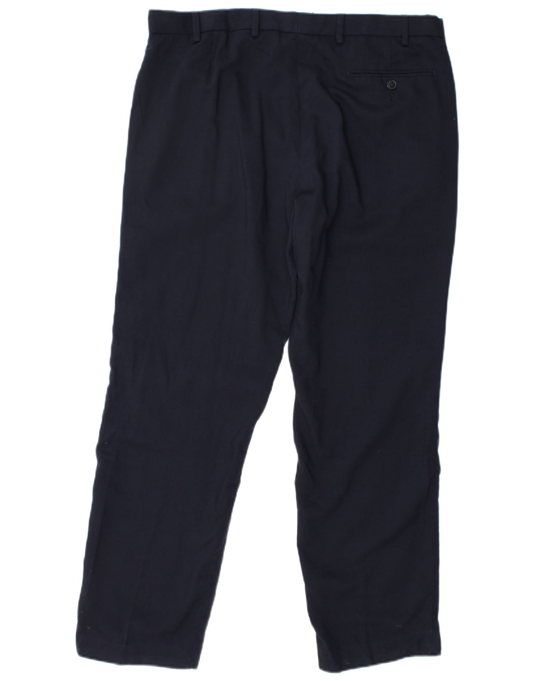 Calça Chino Masculina Marks & Spencer Regular Fit W36 L31 Azul Marinho Lã