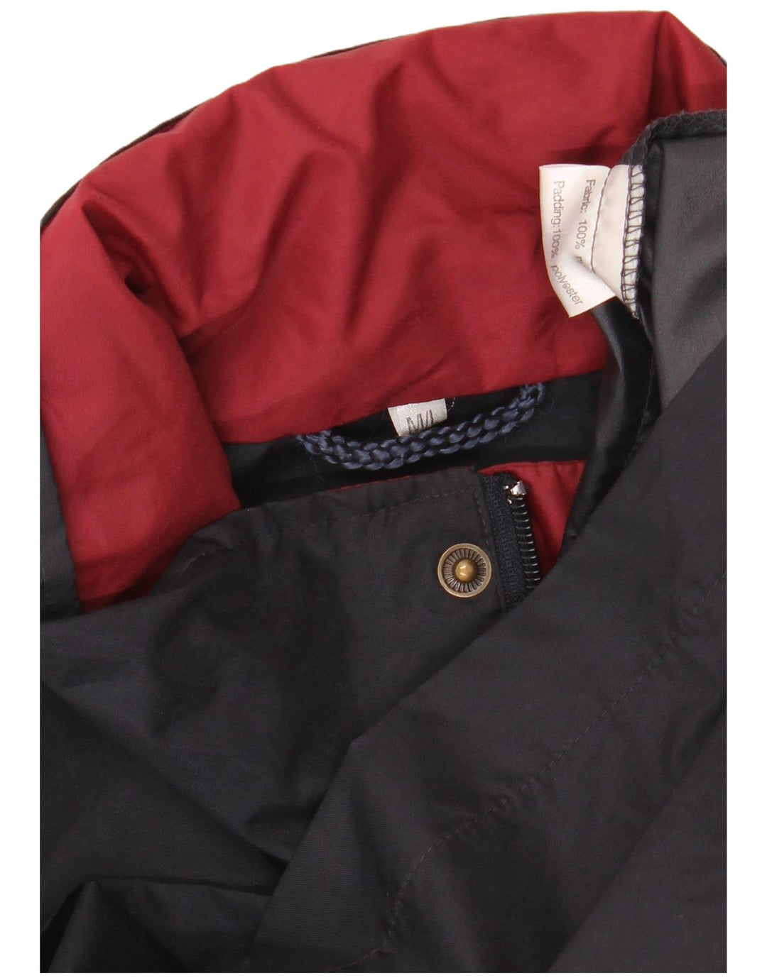 Jaqueta corta-vento masculina SPALDING Reino Unido 38 nylon azul marinho médio