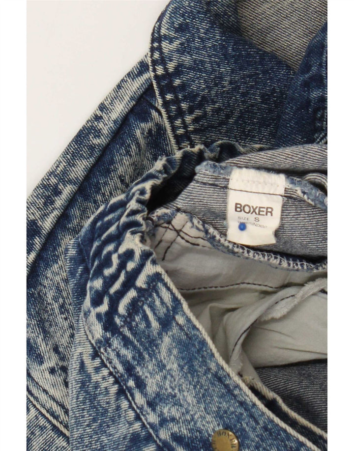 Jaqueta jeans masculina boxer UK 36 algodão azul pequeno