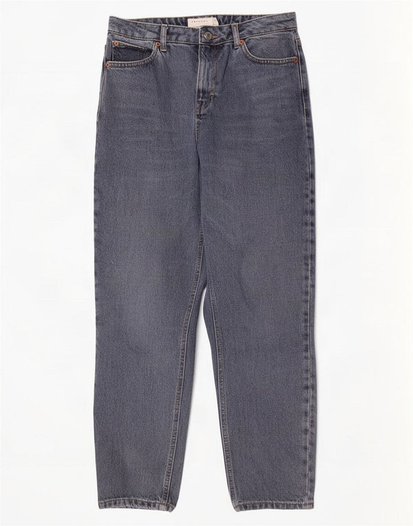 Calça jeans feminina Topshop Mom Tapered W30 L27 algodão azul