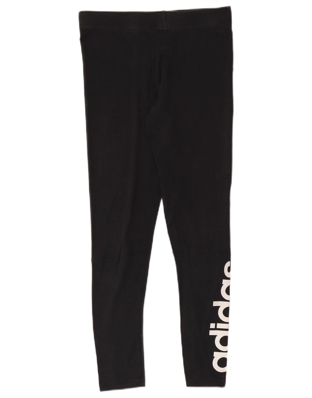 Leggings Adidas Femininas Gráficas UK 12 Médio Algodão Preto