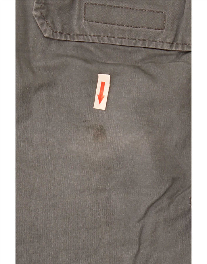 Rifle Mens Cargo Shorts W34 Grande Cinza