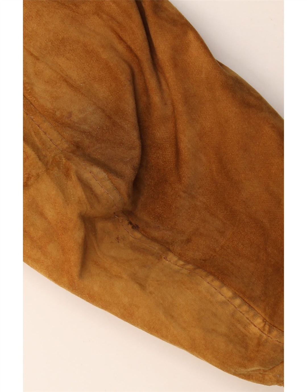 Jaqueta bomber masculina VINTAGE de camurça UK 38 bege médio