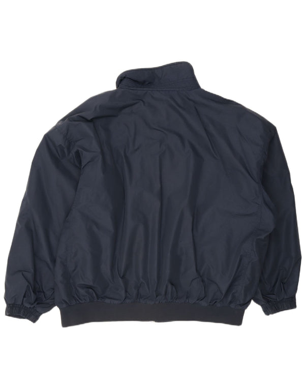 Jaqueta corta-vento masculina Columbia UK 44 2XL azul marinho