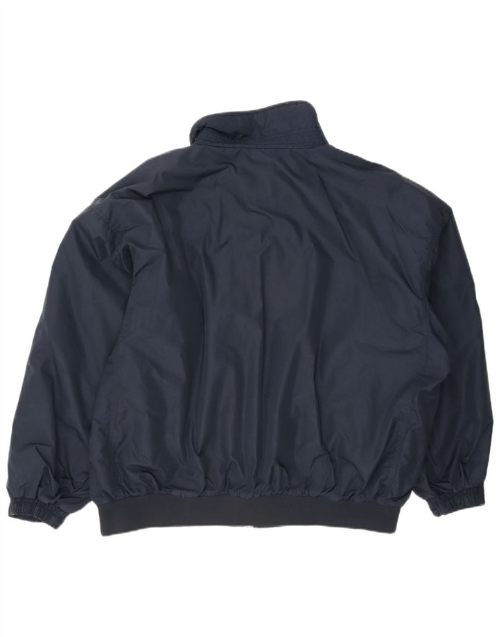 Jaqueta corta-vento masculina Columbia UK 44 2XL azul marinho