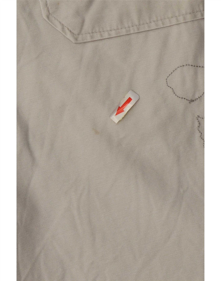 Rip Curl Shorts masculino gráfico casual W34 grande algodão bege