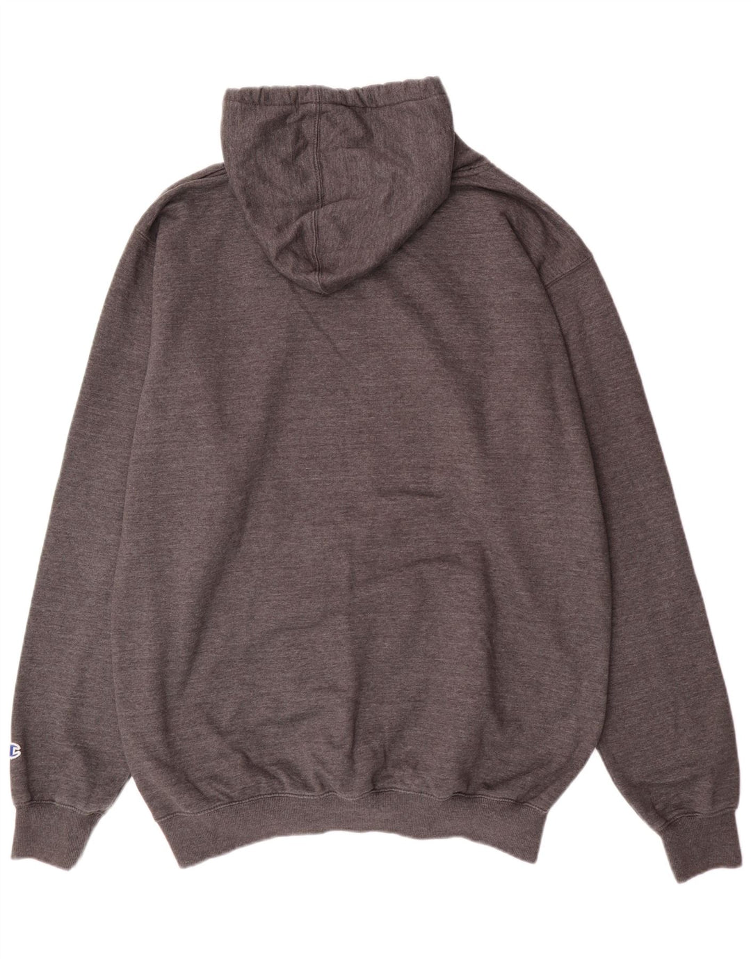 CHAMPION Suéter masculino com capuz alto 2XL algodão cinza