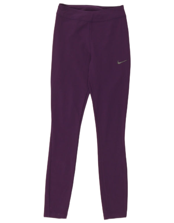 Leggings Nike Dri Fit UK 6 XS Roxo Nylon