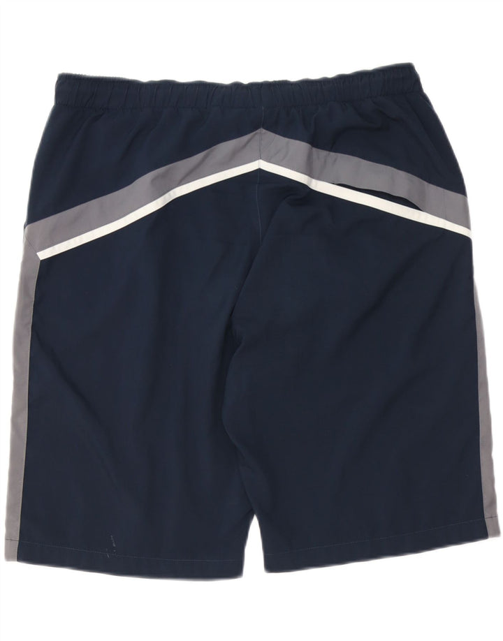 Shorts de natação masculinos Nike XL azul marinho colorblock poliéster