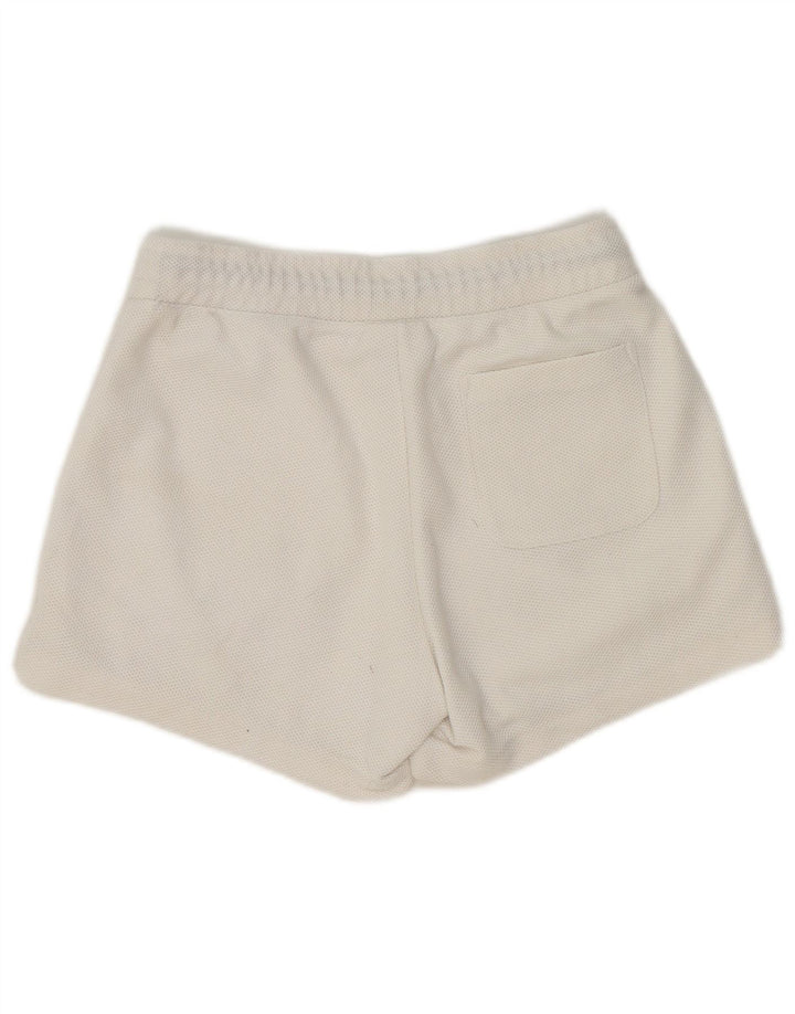 Shorts esportivos femininos Champion UK 14 médio branco poliéster