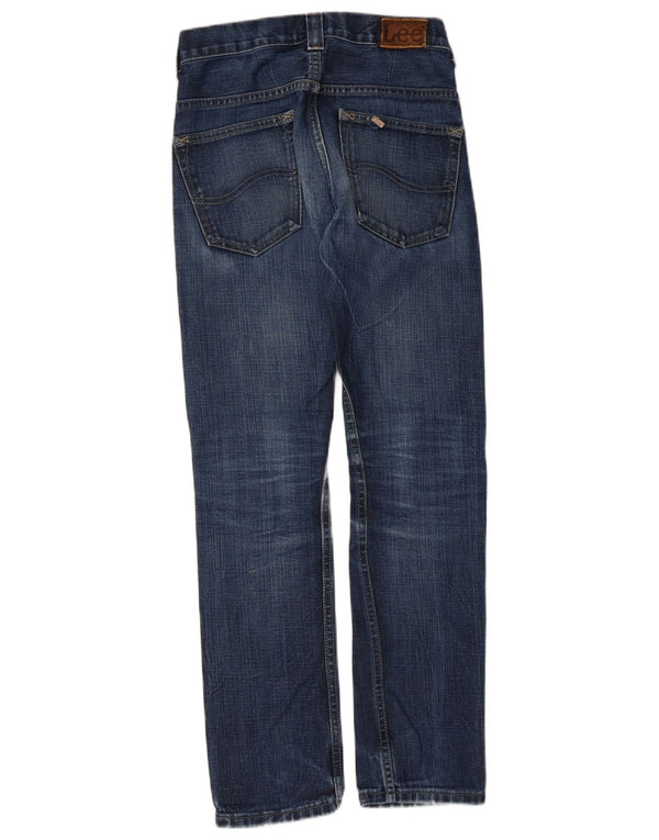 Lee Boys Pooler Distressed Slim Jeans 11-12 Years W26 L28 Navy Blue Cotton