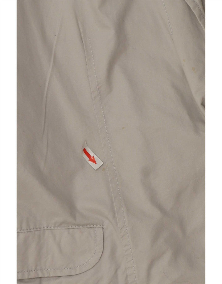 Jaqueta blazer masculina Hugo Boss com 2 botões Reino Unido 52 XL algodão cinza