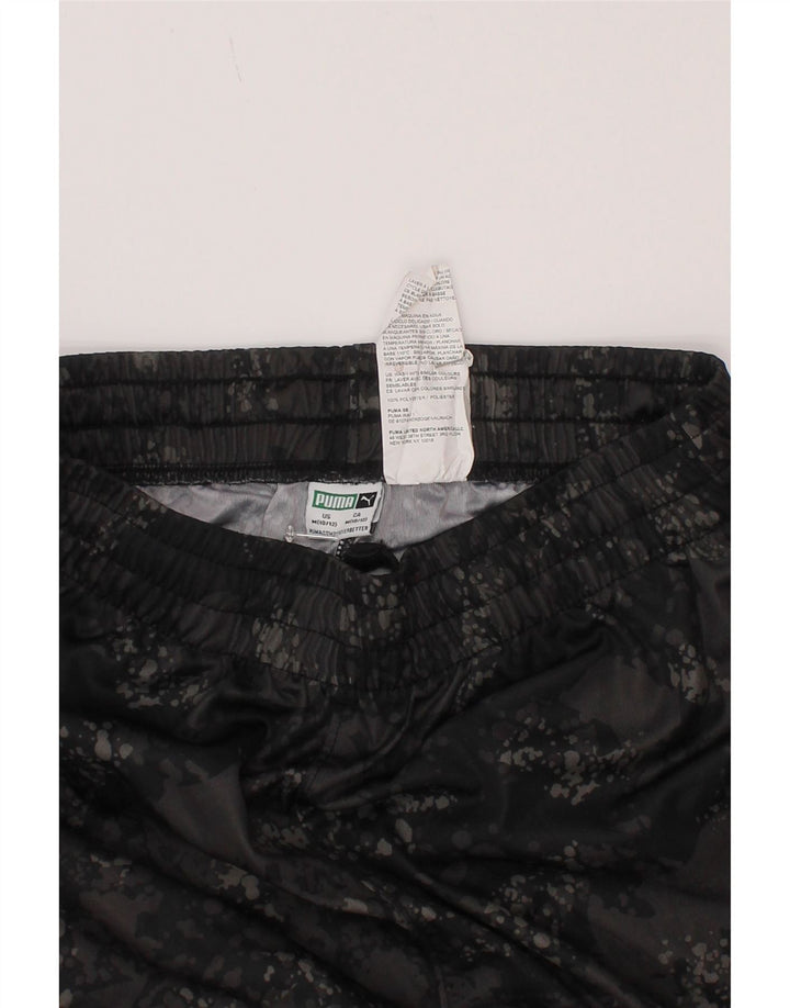 Shorts esportivos Puma Boys 10-11 anos cinza médio camuflado poliéster