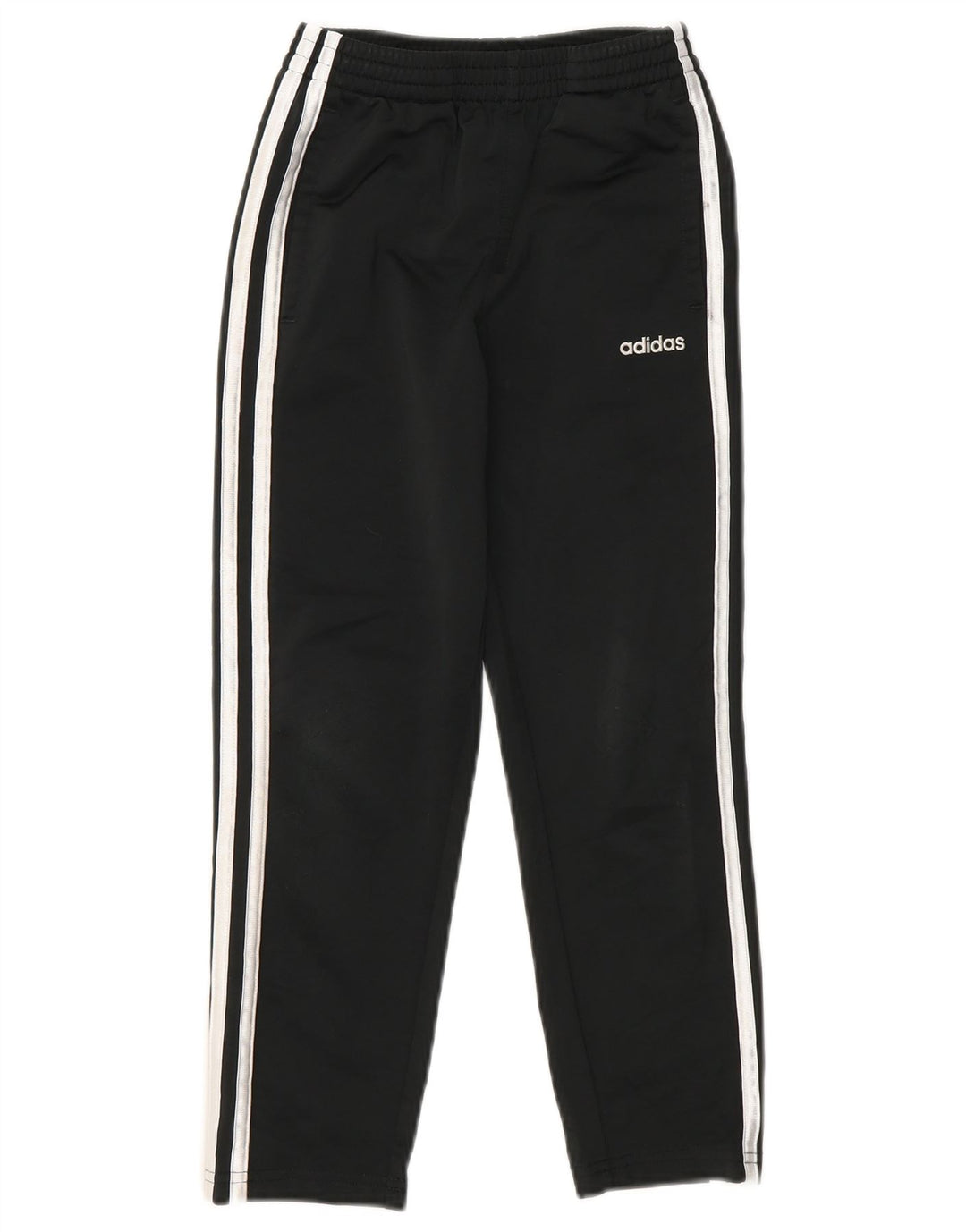 Calças de treino Adidas meninos 5-6 anos preto poliéster