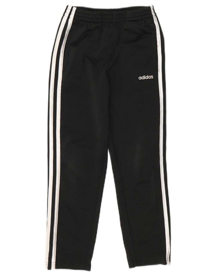 Calças de treino Adidas meninos 5-6 anos preto poliéster