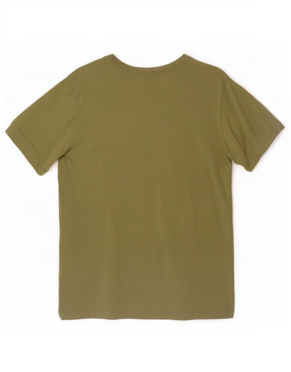Nike Mens Camiseta Top Médio Caqui