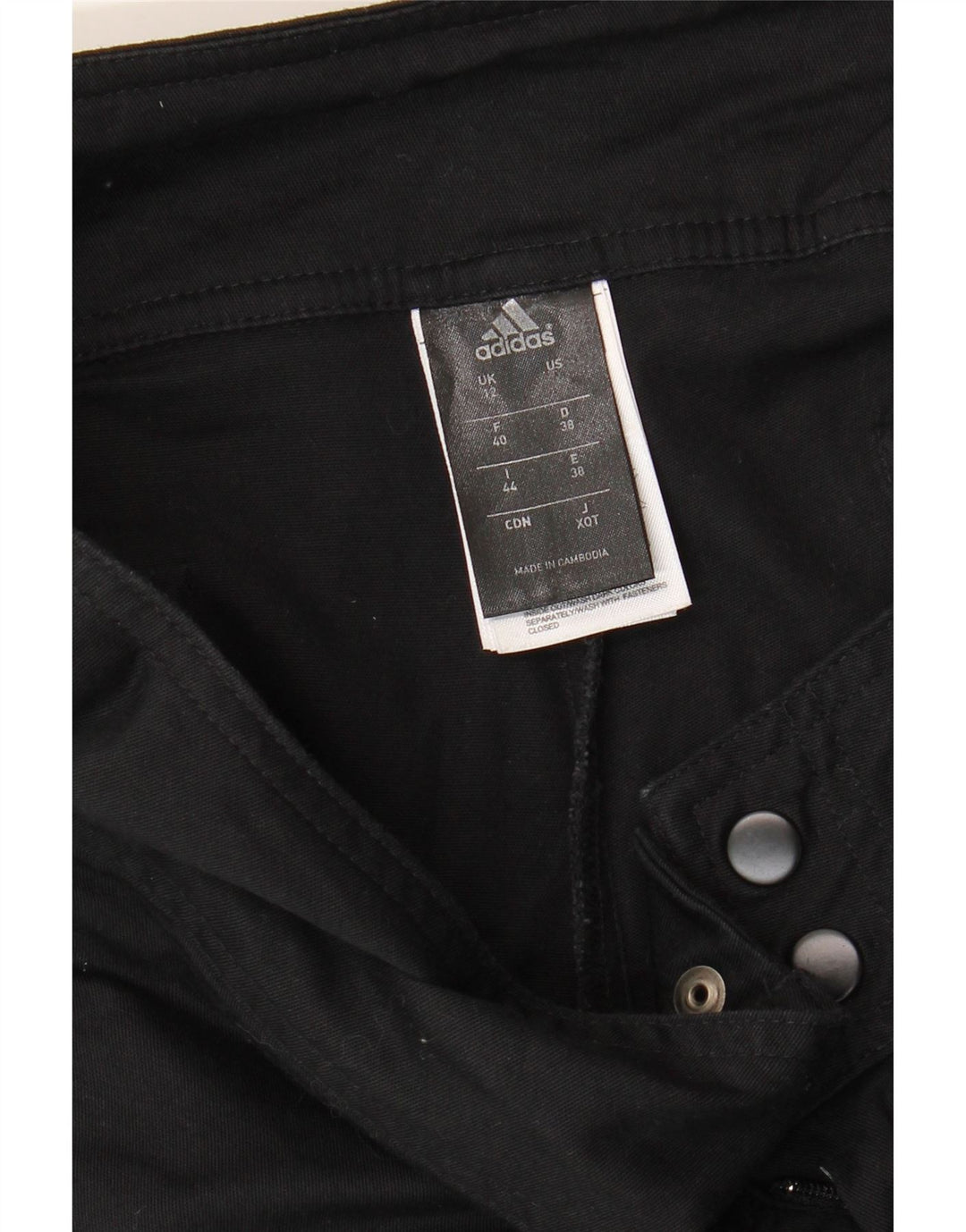 Calça Casual Adidas Climalite Feminina UK 12 Média W32 L30 Preta