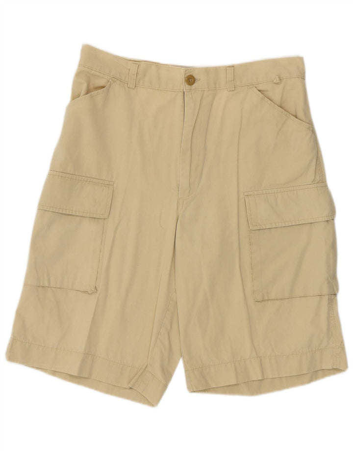 Shorts cargo masculino WAMPUM W32 algodão bege médio