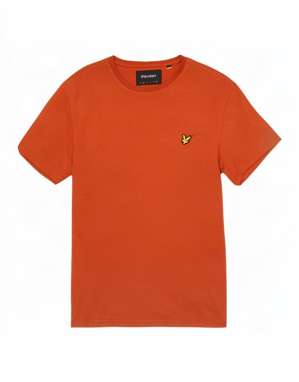Camiseta masculina Lyle & Scott pequena marrom