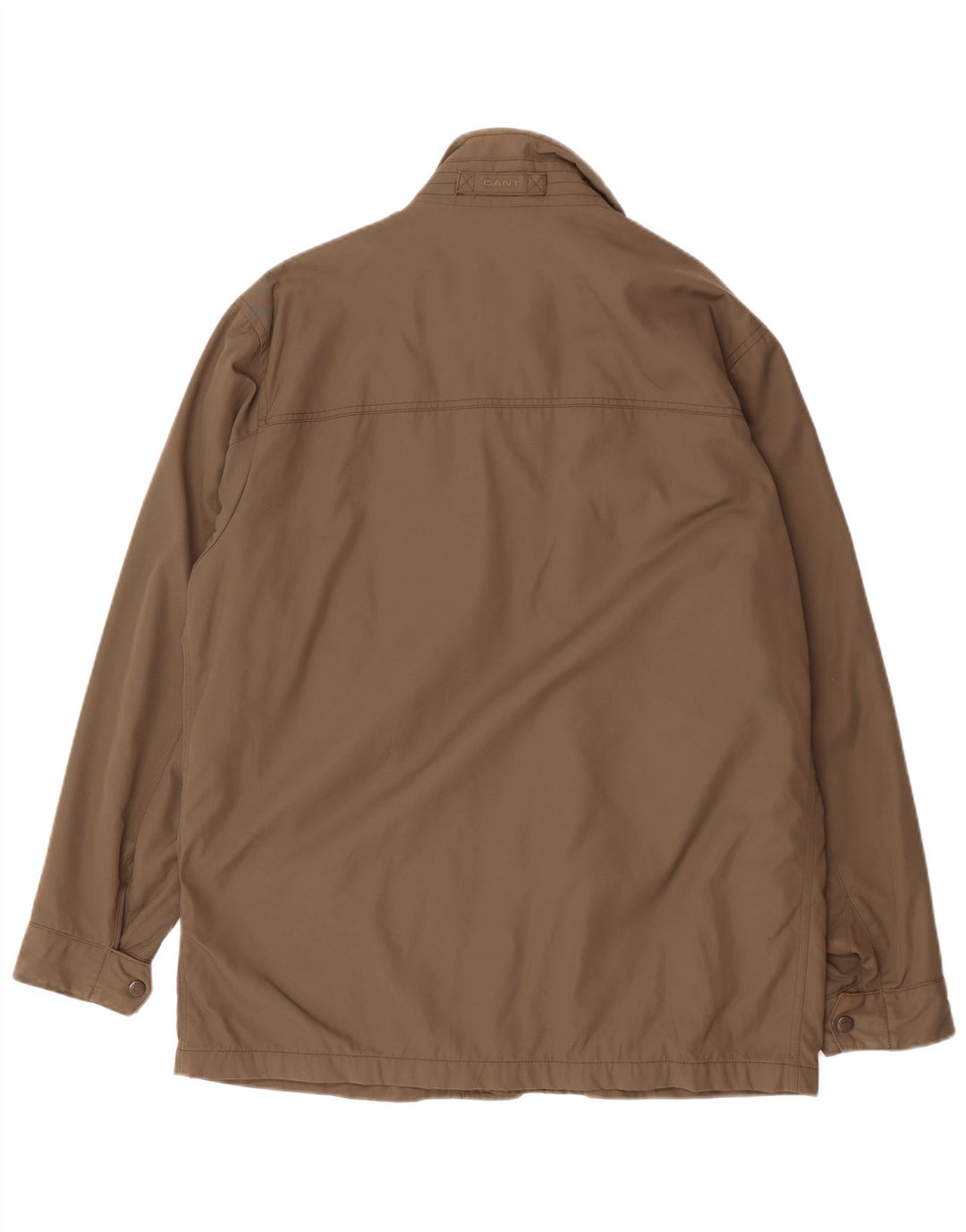 Jaqueta utilitária masculina Gant UK 40 grande poliéster marrom