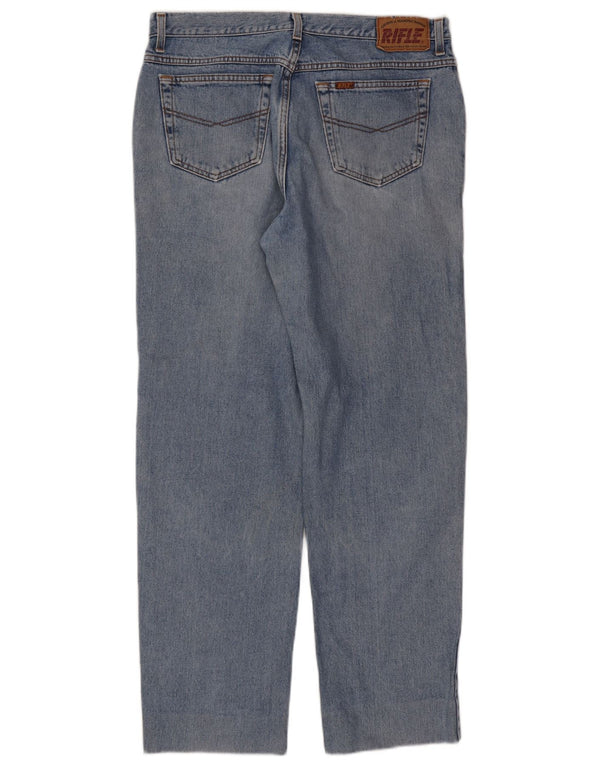 Rifle Mens Straight Jeans W36 L30 Blue