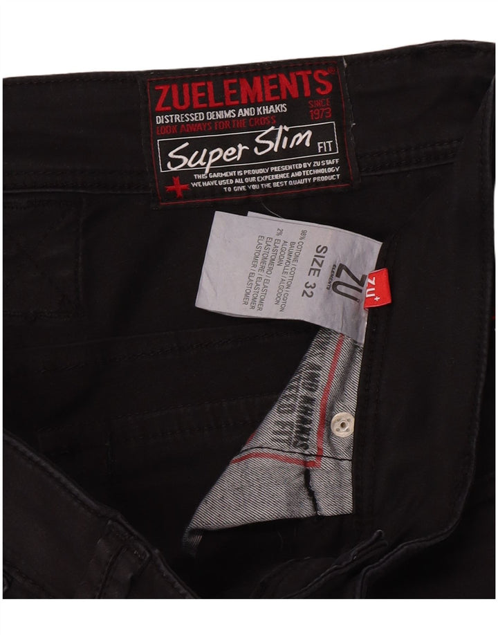 Calça feminina casual super skinny Zu Elements W32 L31 algodão preto