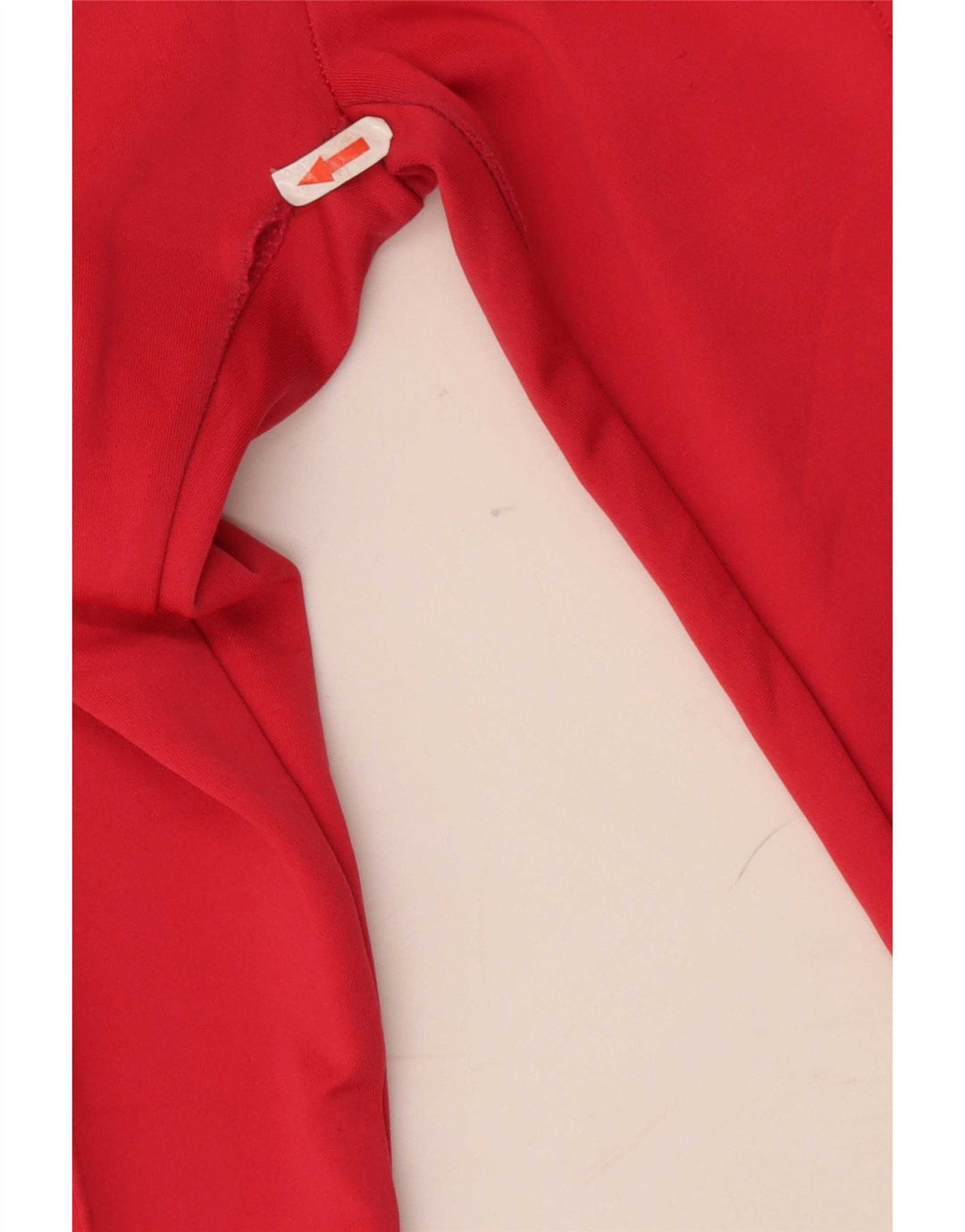 Calças de treino femininas Adidas UK 14 vermelho médio