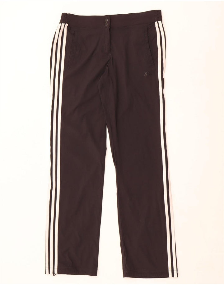 Calça Adidas Climalite Feminina UK 12 Médio Preto Poliéster