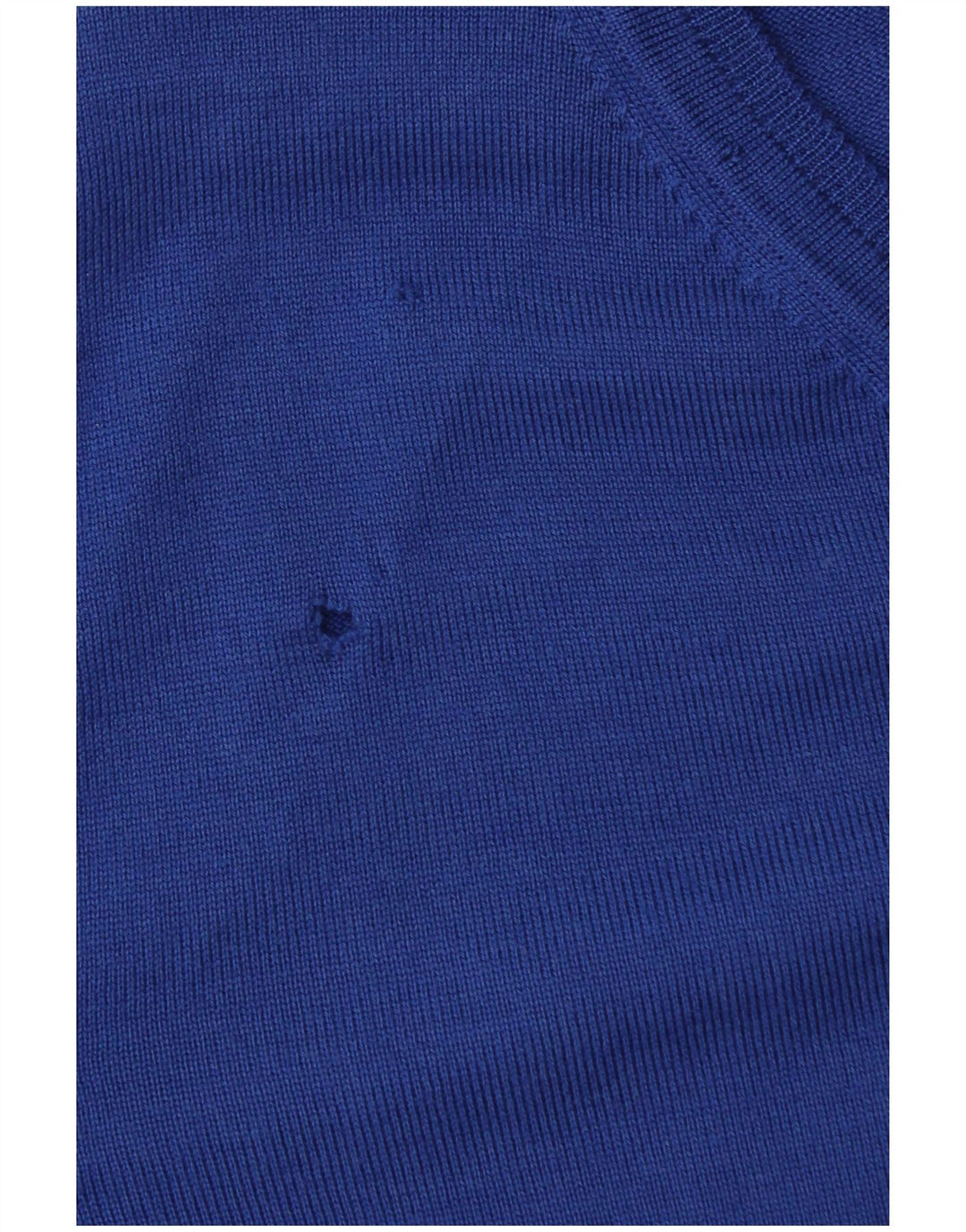 Suéter masculino Hugo Boss com decote em V XL lã virgem azul