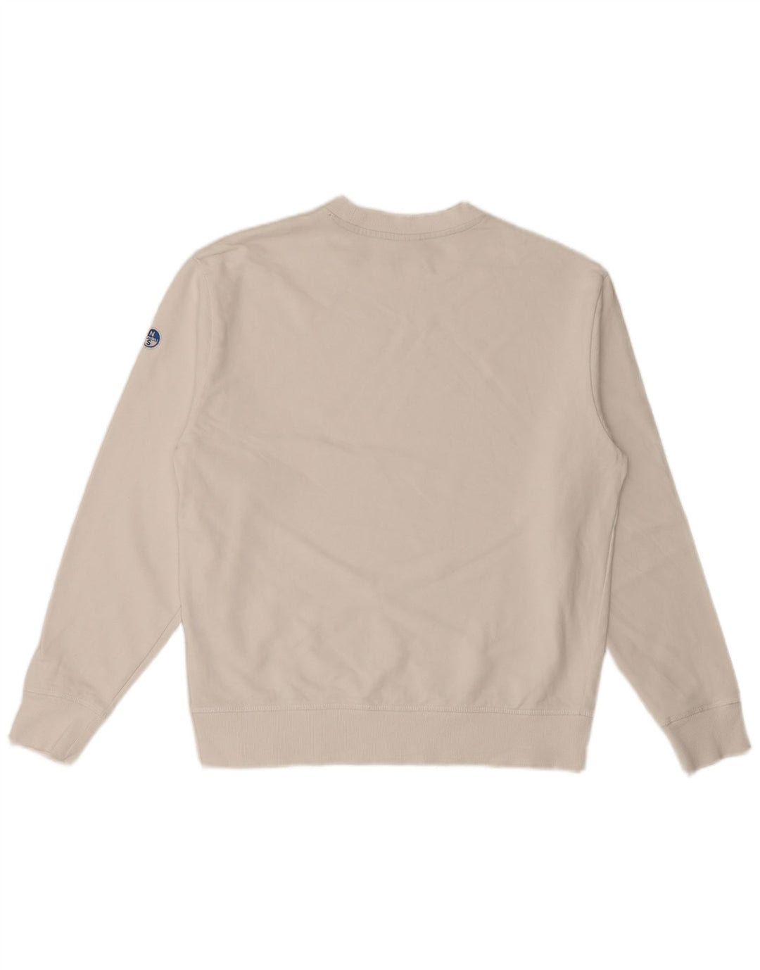 North Sails moletom gráfico masculino jumper pequeno algodão branco