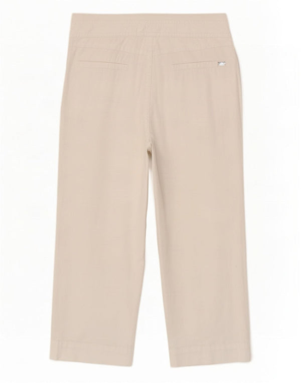 Calça feminina Marks & Spencer Autograph Capri W30 L20 branca