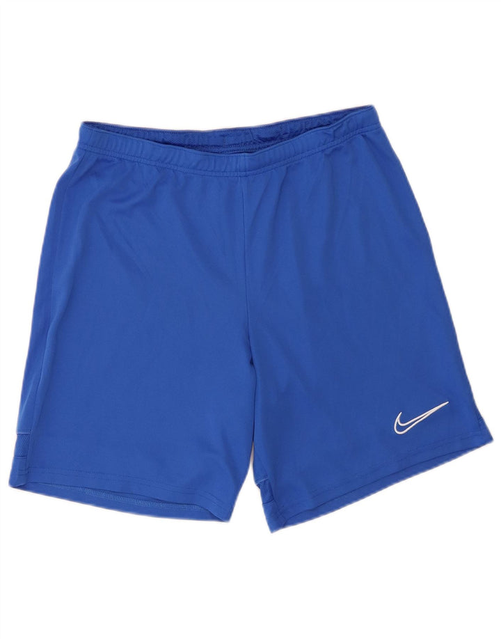 Nike Mens Dri Fit Sport Shorts Médio Azul Poliéster
