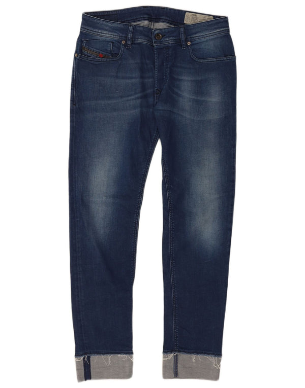 Diesel Mens Sleenker SP Slim Skinny Jeans W31 L32 Azul Algodão