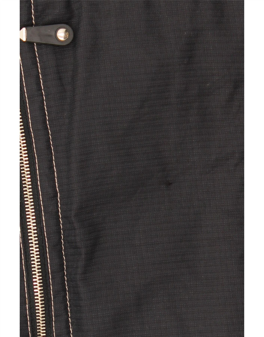 Jaqueta corta-vento superdimensionada feminina vintage IT 44 poliamida preta média