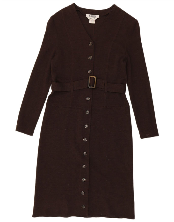 Marella Vestido Jumper Feminino IT 44 Marrom Médio