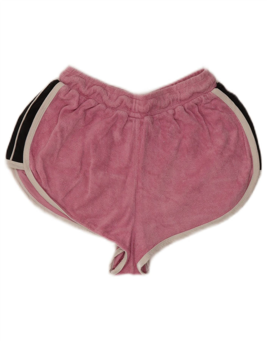 Shorts esportivos femininos Ellesse UK 8 pequeno algodão colorblock rosa