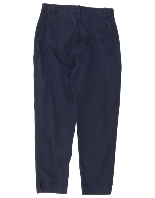 Calça Chino Cônica Feminina Marks & Spencer Reino Unido 8 Pequeno W28 L26 Azul Marinho