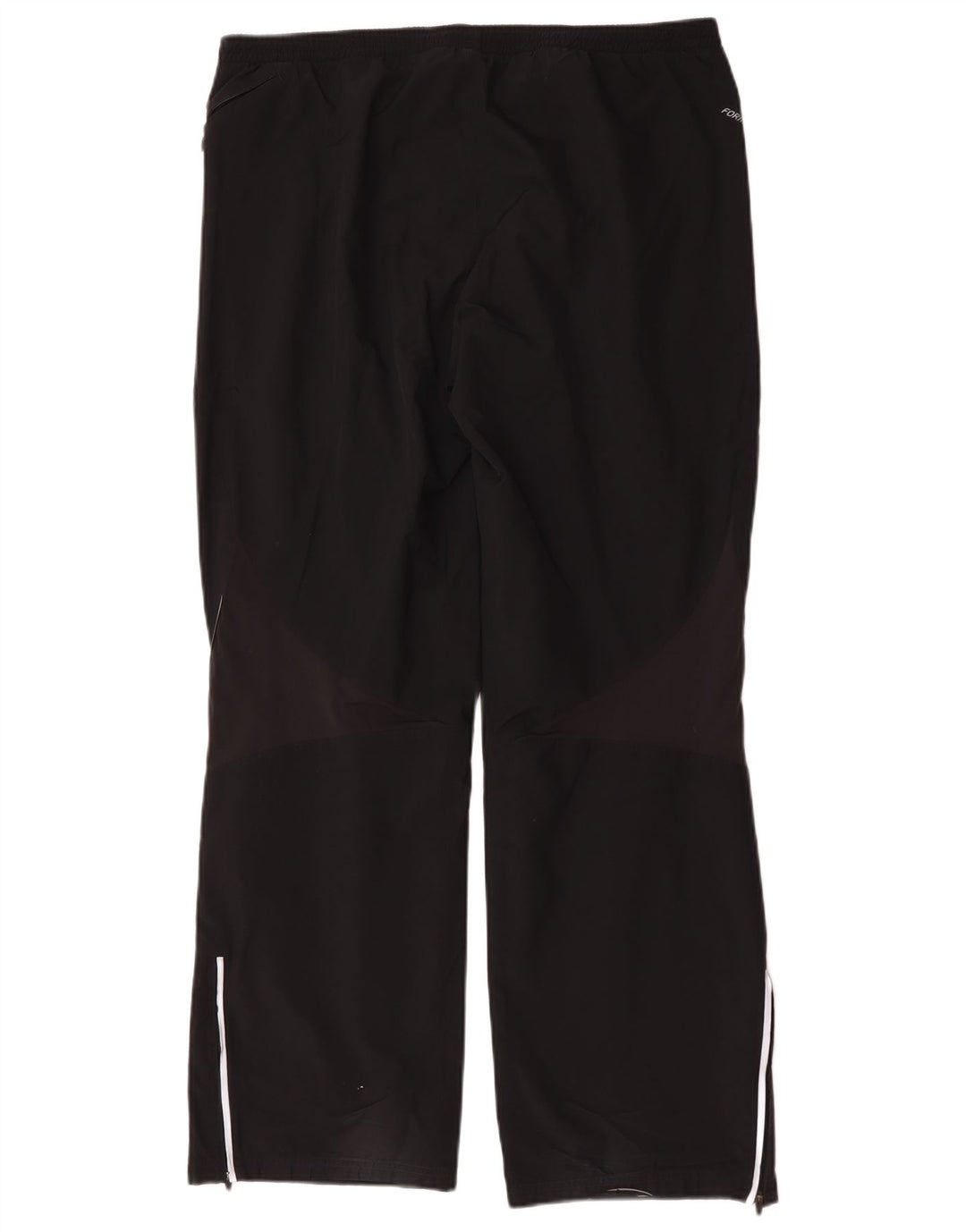 Calças de treino femininas Adidas UK 18 XL preto poliéster