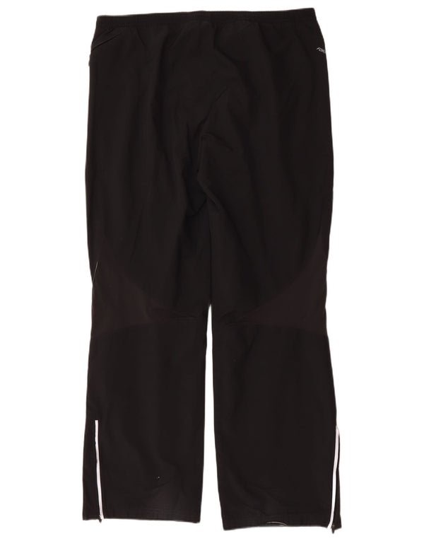Calças de treino femininas Adidas UK 18 XL preto poliéster