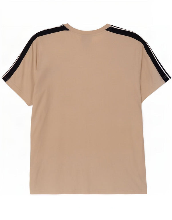 Camiseta masculina Ellesse Top 2XL algodão colorblock branco