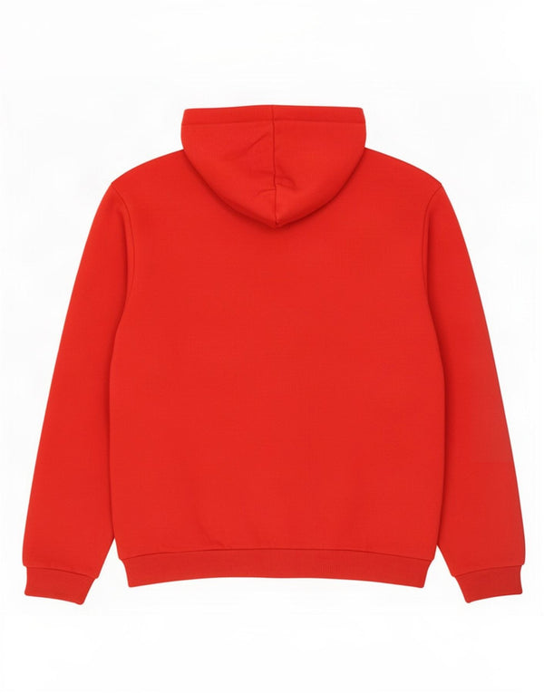Suéter com capuz gráfico masculino Puma grande vermelho