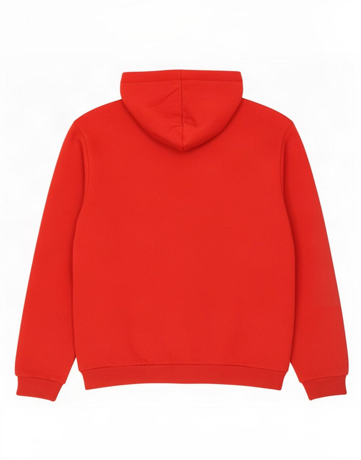Suéter com capuz gráfico masculino Puma grande vermelho