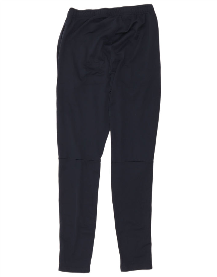 Calça de treino feminina Nike Dri Fit UK 8 pequena azul marinho poliéster