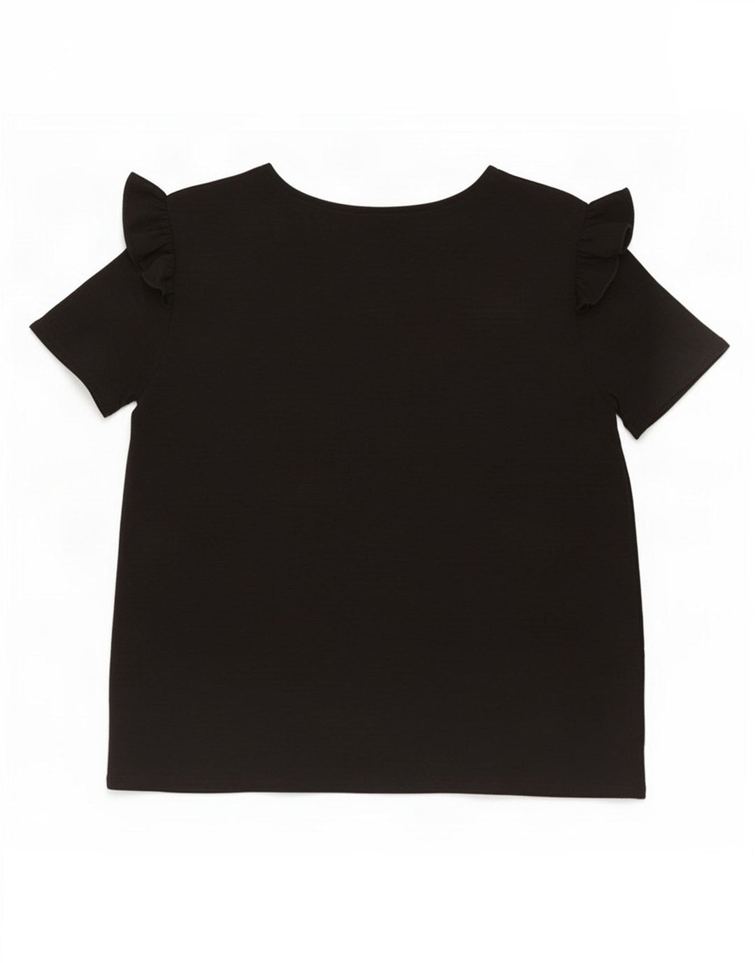 Blusa feminina Zara UK 12 poliéster preto médio