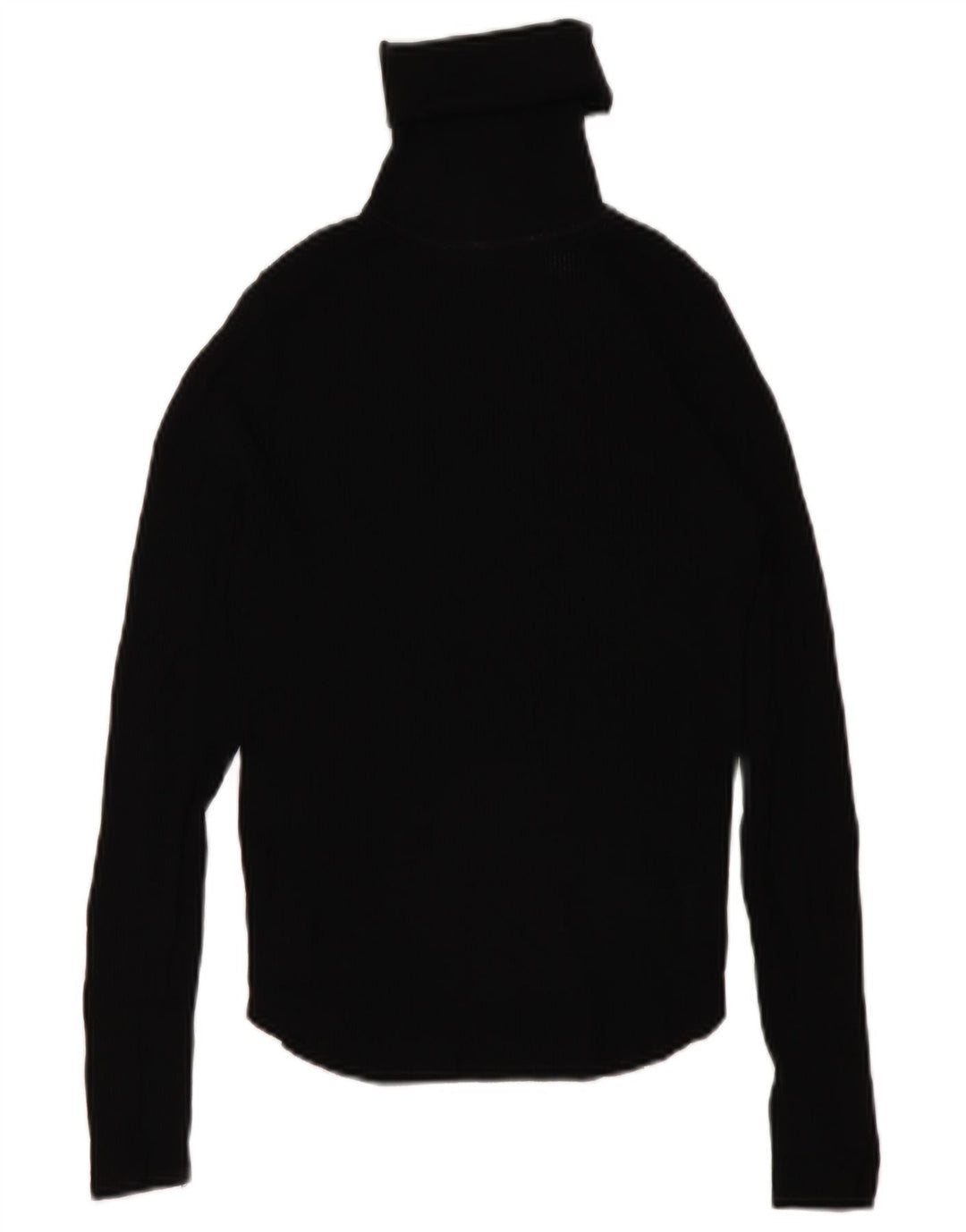 Suéter feminino Zara com gola redonda e viscose preta pequena Reino Unido 8