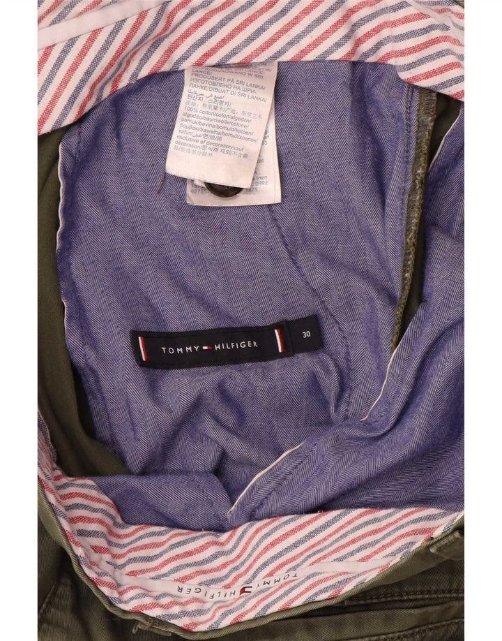Shorts Chino Masculino Tommy Hilfiger W30 Algodão Cáqui Médio